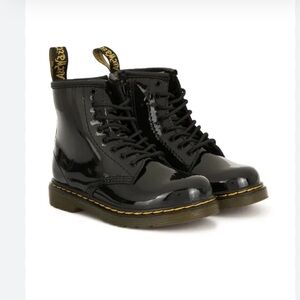 Dr. Martens Black Patent Leather Boots